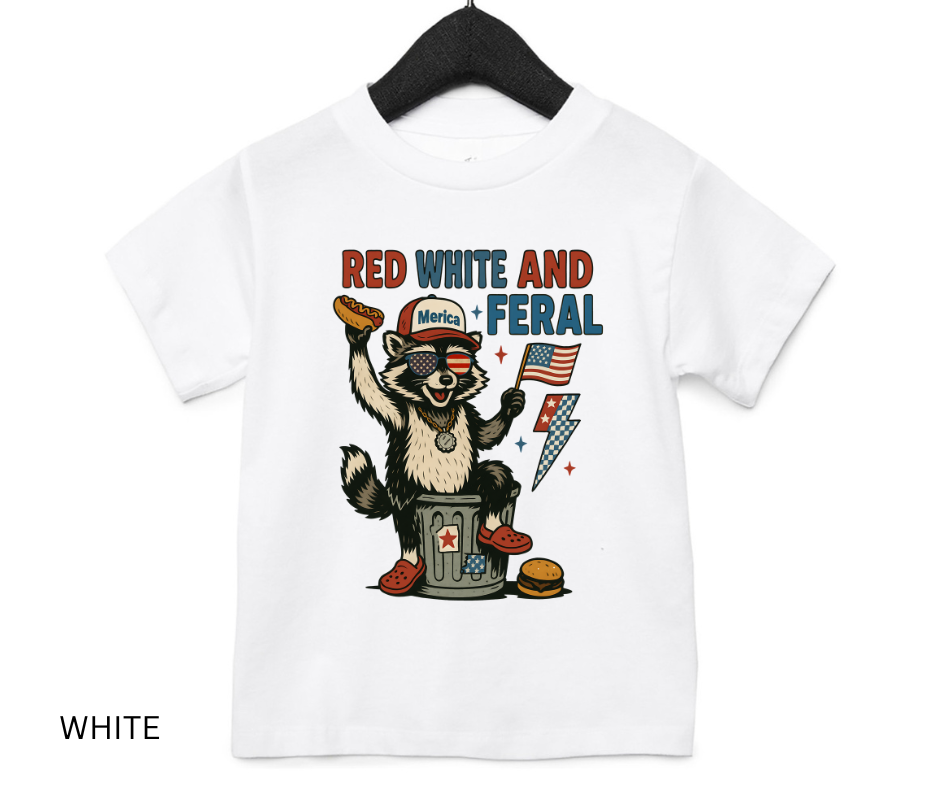 Red, White & Feral - Toddler/Youth
