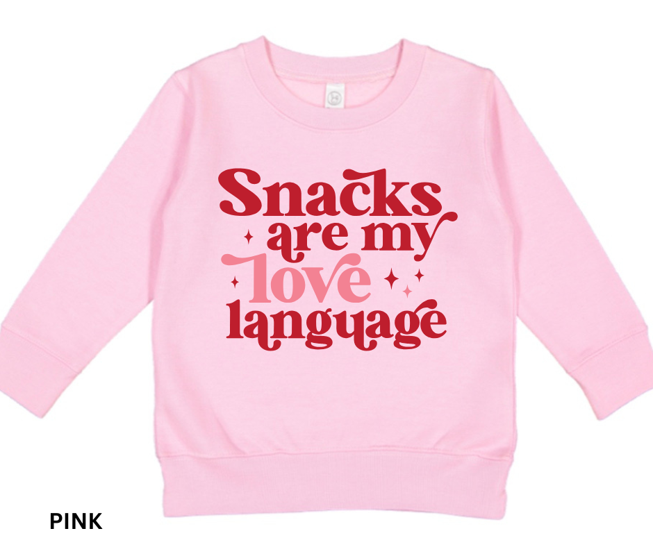 Snacks are my love language