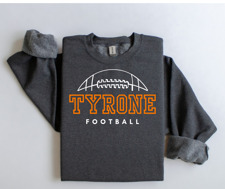 Tyrone Football - Heather Grey