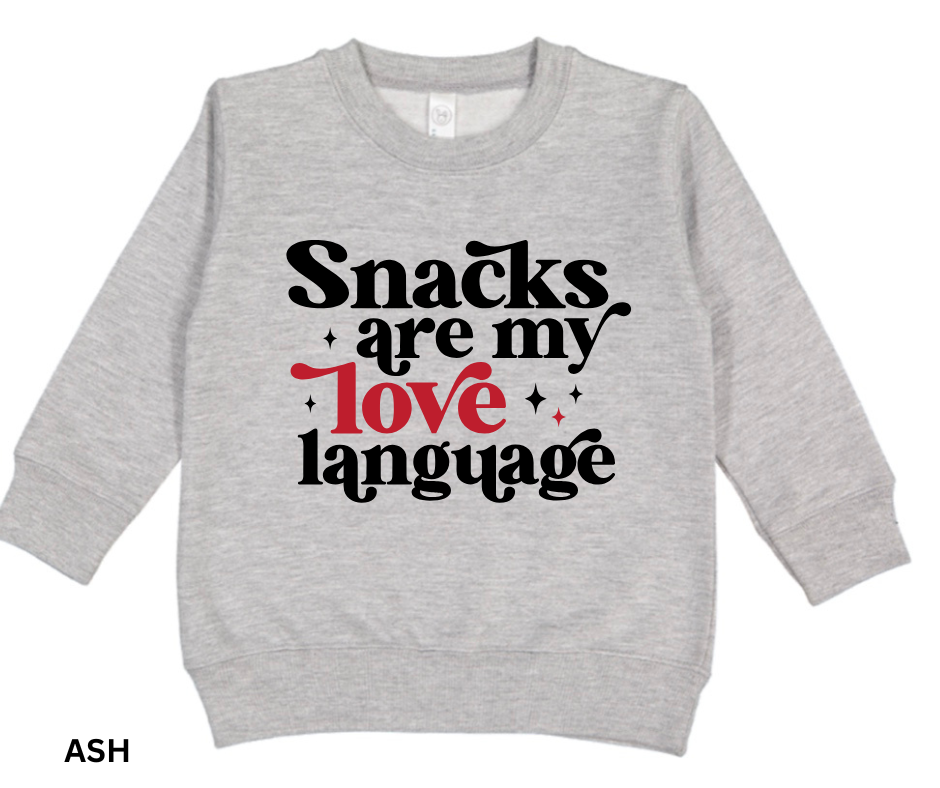 Snacks are my love language