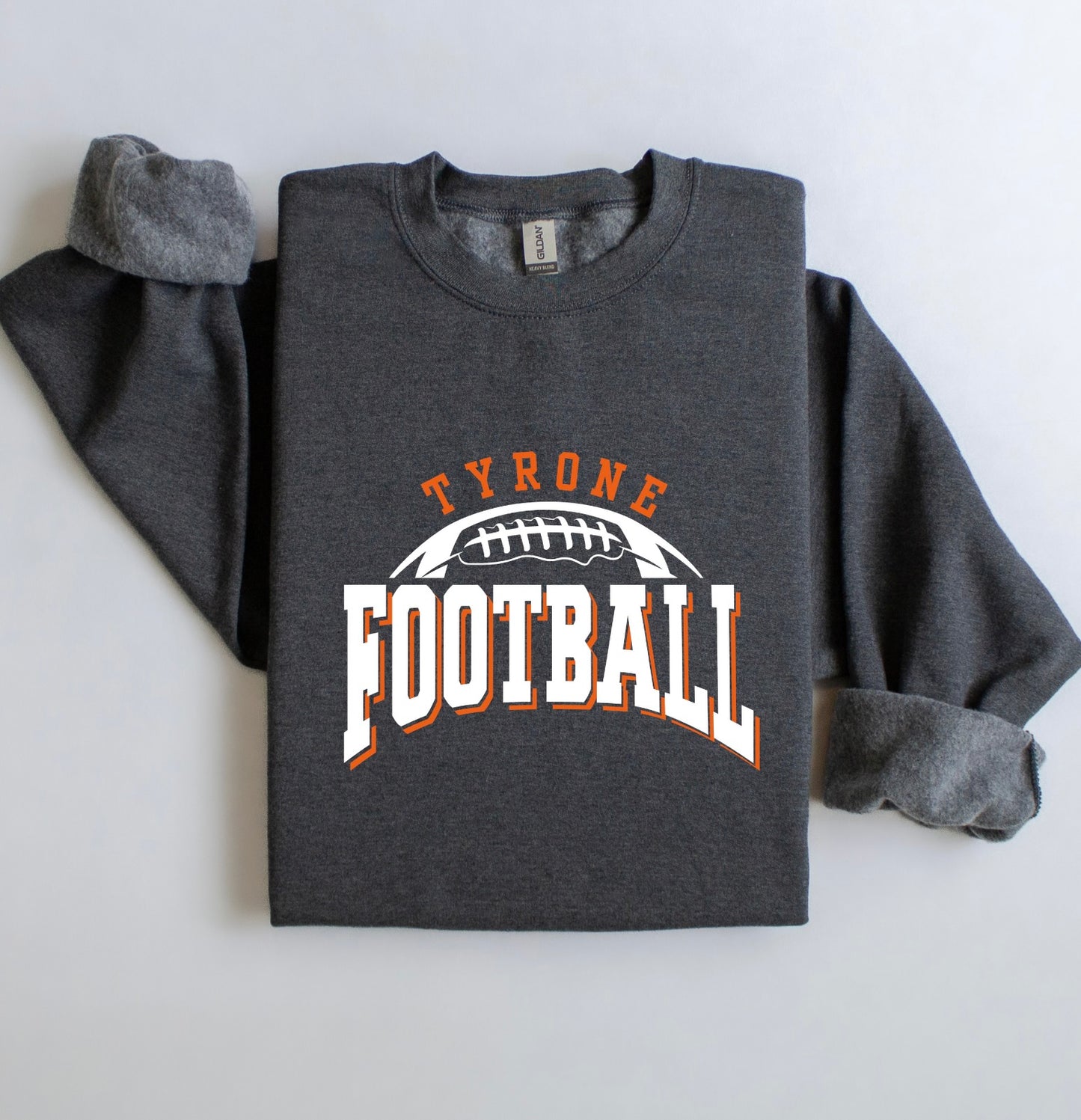 Tyrone Football - Heather Grey