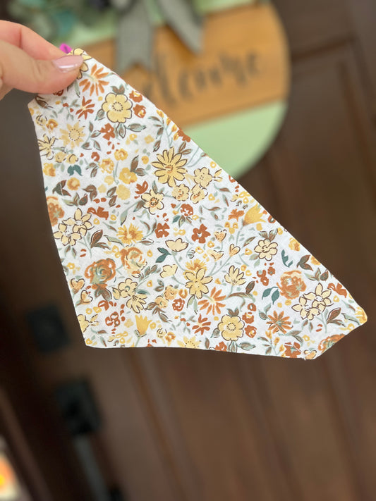 Floral Dog Bandana