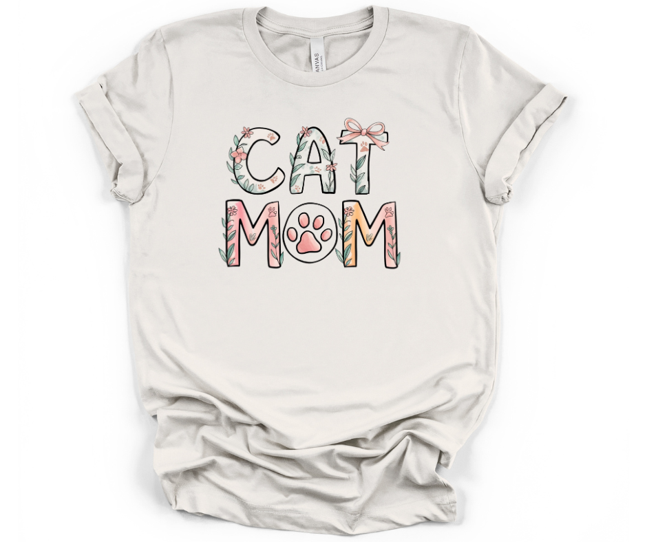 Floral Cat Mom
