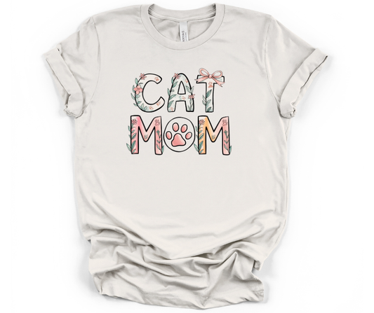 Floral Cat Mom