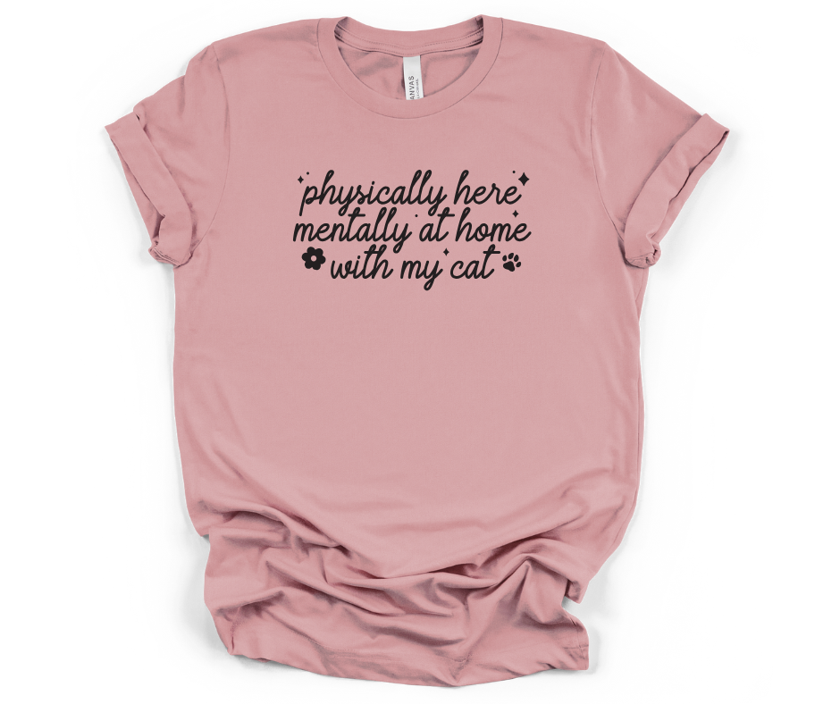 Mentally at home with my cat