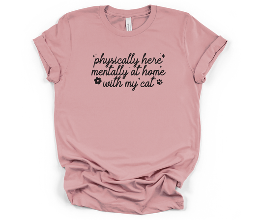 Mentally at home with my cat